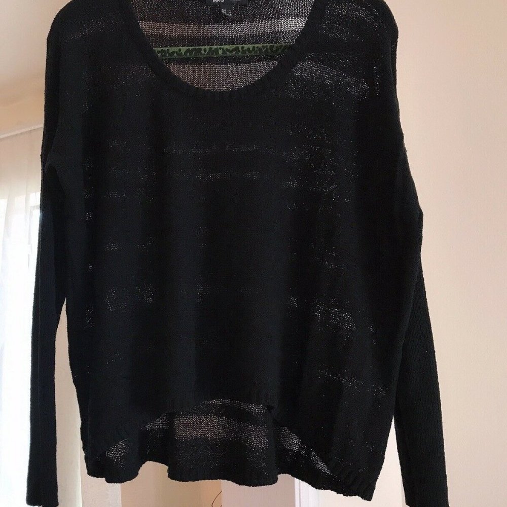 Preowned Mango Women’s See Through Fashion Top